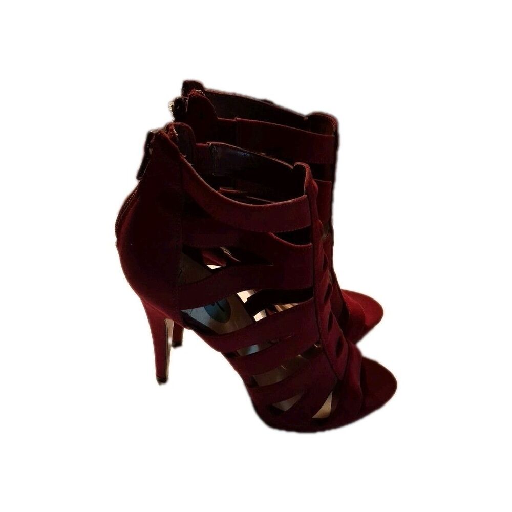 Nine West Burgundy Heels Size 7